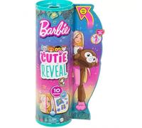 Mattel Barbie Cutie Reveal Jungle Animals Series Barbie Doll Costume da scimmia