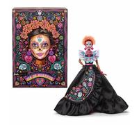 Mattel HRM72 Barbie Signature Día De los Muertos 2024 in abito nero e top con vo