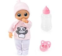 Bayer Design 93828AA Bambola I Baby interattiva, parlante, 38 cm, muove la bocca, corpo morbido, con accessori