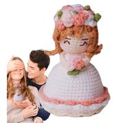 Bambola Bouquet All'uncinetto - Bambola Di Fiori Di Bouquet All'uncinetto Reversibile | Dis Wedding Keepsake Birthuation Birthation Birthation For Women Girlfriend