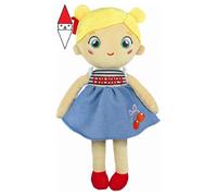 Clementoni Baby - Plush Soft Doll Cherry Terry, Bambolina Morbida per Neonati 0+ Mesi, Texture Differenti ed Esperienza Sensoriale, Stimola Affetto e Cura, 17601