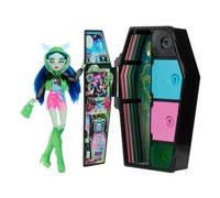 MONSTER HIGH - SEGRETI DA BRIVIDO NEON FRIGHTS GHOULIA YELPS, PLAYSET CON BAMBOLA, ABITI E ARMADIETTO PER I LOOK