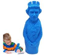 Bambola commemorativa della Regina Elisabetta II | Ricordando la regina Elisabetta | Ornamento con gomma da matita per premi in classe, regalo per il rientro a scuola, decorazioni per l'ufficio e coll
