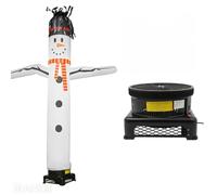 Bambola da 3 m con ventilatore da 550 W, tubo gonfiabile pieghevole per pubblicità festival, visualizzazione pubblicitaria