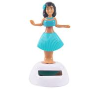 Bambola da cruscotto per bambina, 3, 9 pollici, con bobblehead solare da ballerina di Hula, resistente al calore e allo sbiadimento, per auto, ufficio, casa, cruscotto, bobblehead, ballerina di Hu