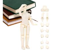 Bambola da giunti mobili, action figure, apprendimento creativo, costruzione sicura posabile flessibile, arti del corpo articolato per la visualizzazione, raccolta, gioco, ragazzi, ragazze, adolescent