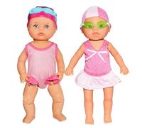 Bambola da nuoto - Bamboletta impermeabile, giocattolo articolato mobile per bagno, piscina, spiaggia | Uso di gioco per bambini in viaggio, divertimento per bambini e bambine, compagno di intrattenim