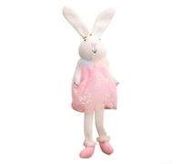Bambola decorativa a forma di coniglietto pasquale per celebrare la gioia e l'unione delle vacanze, colore: rosa