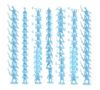 Bambola del soldato, set di soldati giocattolo | soldato da 100 pezzi in plastica giocattolo soldato soldato modello 4 colori misto 12 guerriero per bambini giocattoli antichi giochi a