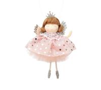 Bambola di angelo di Natale, ornamento di Natale a forma di angelo della principessa | fatto a mano Bubble Girl albero di Natale angelo ciondolo per albero finestra auto interno