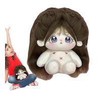 Bambola di cotone riempita - morbido giocattolo di peluche, adorabile bambola da ragazza | bambola di cotone da collezione per bambini e adulti, cuscino accogliente per camera da letto, asilo e