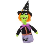 Bambola di Halloween-hexen bambola di Halloween come una figura decorativa morbida | Bambola per delimitazione piena di cranio con cranio Giocattolo desktop divertente per decorazione per la casa di H
