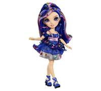 Bambola di Moda Rainbow High Be Dazzling Genevieve 27 cm Blu con Gemme, Capelli Personalizzabili e Vestito Removibile