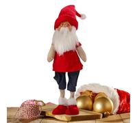 Bambola di Natale Gambe Lunghe Peluche In Piedi Bambola Decorazione Ripiene Decorazioni per le Vacanze Aspetto Vivido Bambola Figure di Peluche Decorativi Festivo Decorazione Della Tavola A Più