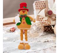 Bambola di pan di zenzero di Natale, regalo ideale per la scrivania,