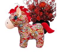Bambola di peluche a forma di cavallo, morbida e rilassante per l'ora di dormire tradizionale, animale di peluche 'anno del cavallo cinese, per , collezionisti, bambini, ragazze, fidanzate