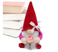Bambola di peluche a forma di gnomo di San , bambola di peluche senza volto, centrotavola da scrivania, scena stagionale, decorazione romantica, bambola di peluche per libreria