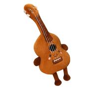 Bambola di peluche con chitarra - per strumenti musicali, morbido peluche, compagno di sonno delicato sulla pelle | Regalo per bambini, adolescenti, ragazze, ragazzi, adulti, uomini, mogli, fi