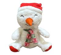 Bambola di peluche di Babbo Natale, abbracci natalizi, Babbo Natale Alce Pupazzo di neve Pupazzo di peluche di Natale con luci musicali | Cuscino per le vacanze in peluche Decorazione festiva per