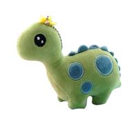 Bambola di peluche di dinosauro, animali di peluche di dinosauro,Figure Dino morbide | figure di animali, portachiavi morbido per bambini con catena in metallo, figure di dinosauri morbidi per ragazze