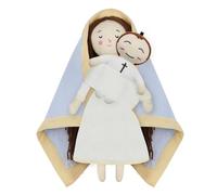Bambola di peluche di Gesù Bambola della Vergine Maria Giocattoli religiosi Angelo custode Farcito Battesimo Peluche Regali per bambini per Battesimo di Natale religioso (Virgin Mary with Baby Jesus)