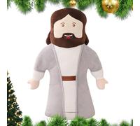Bambola di peluche di Gesù,Bambola di peluche di Gesù di peluche - Giocattoli di peluche di Gesù da 19,7 pollici,Peluche Cristo Salvatore Religioso Gesù, Salvatore Religioso Gesù Peluche Ripieno, Cris