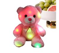 Bambola di peluche morbida e abbracciabile con luce LED per la decorazione della casa - Bambola di peluche morbida compagna 2026 - per bambini e ragazze, famiglia, viaggi, campeggio, di gioco