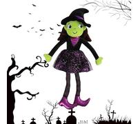 Bambola di peluche per bambini, giocattolo da strega per bambini, bambola da strega imbottita, giocattolo di peluche per Halloween, per uffici, Halloween Little Witch peluche
