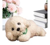 Bambola di peluche per cuccioli - morbido e realistico giocattolo animale, simpatico compagno di tessuto, da coccolare, accessorio regalo per bambini, ragazze, adolescenti, figlie, fidanzate, F