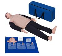Bambola di rianimazione per adulti di primo soccorso CPR, bambola medica per formazione di primo soccorso, educazione dei pazienti e insegnamento (adulti)