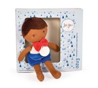 Bambola Doudou Jolijou Enzo 16 cm blu