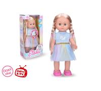 Bambola Eliska che cammina in abito blu