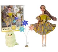 Bambola Emily con Girandola e Gatto per Bambini