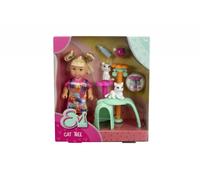 Simba-Evi Love Cat Tree-Bambola Giocattolo, Albero, 2 Gatti e Tanti Accessori, 12 cm, dai 3 Anni in su, 105733997