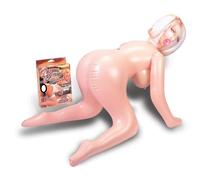 BAMBOLA GONFIABILE A PECORINA PER METTERLA SEDUTA O SULLE SPALLE SCHERZI SEXY