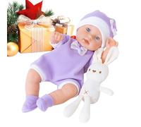 Bambola grande realistica da 30 cm, giocattolo lavabile, bambola da coniglio, bambola realistica, per ragazze, asilo, adolescente, regalo di compleanno, famiglia, amici, figlia, casa
