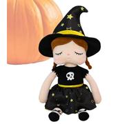 Bambola Halloween - Angela 33cm peluche, giocattolo morbido in cotone PP anallergico, decor casa, collezione coccola per ragazze, idea regalo compleanno, decorazione mensola & scrivania