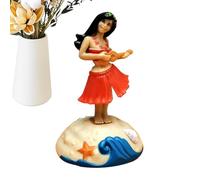 Bambola Hawaiana con cruscotto, ragazza con cruscotto, Cruscotto per Auto Ballando Ragazza Hawaiana | Figure dei cartoni animati per la sicurezza di guida per questo