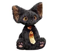 Bambola in tessuto Katzenplüschkuppen | Giocattoli per gatti neri come compagno giocoso e graziosa decorazione di animali peluche | Ornamento della scrivania per il divano letto da letto camera da let