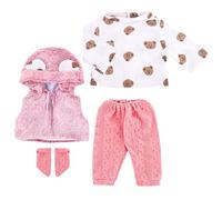 Bambola invernale da 18 pollici, set di abbigliamento alla moda e traspirante per i bambini, come si gioca caldo