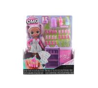 Lol surprise omg sweet nails: kitty k café. include 15 sorprese tra cui veri smalti, unghie finte, glitter, 1 fashion doll e molto altro
