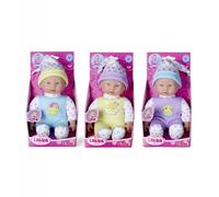 Laura Stars Collection, bambola per corpo morbido, 3 assortimenti, viene fornita solo un articolo, 5 suoni a forma di stella, colore caramello, bambola da 20 cm, dai 2 anni in su