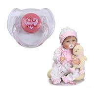 Bambola Magnetic Pacifier - Simulazione del ciuccio per bambole magnetico | Cradle Magnettic Pacifierr con magnetiico realistico Design solo per bambole | Accessorio Doil al sicuro resistente per il g