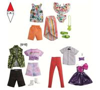 BARBIE Ken Fashion 2 confezioni Ass. GWC33 Abbigliamento e Scarpe, Multicolore (21291382)