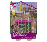 BAMBOLA MATTEL BARBIE MINI PLAYSET W/PET