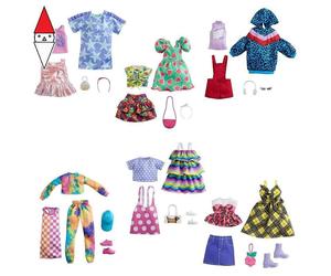 BAMBOLA MATTEL BARBIE MODE FASHION 2-PACK ASSORTIMENTO - VASSOIO