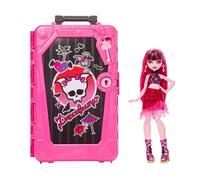 Monster High Segreti da Brivido Draculaura Bambola Oasis | Destinazione: Gore-geous Oasis - Set di bambole e accessori con valigia e oltre 19 sorprese come vestiti