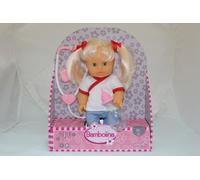 Bambola Nena 36 cm dottoressa con stetoscopio e biberon