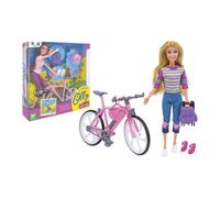 BAMBOLA OLLY CON BICICLETTA E ACCESSORI GLOBO IL MONDO DI OLLY