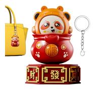 Bambola panda che cambia il viso, giocattolo panda - Anime, statuetta in miniatura, ornamenti creativi da appendere, diverse espressioni che cambiano manualmente, giocattolo per feste di compleanno
